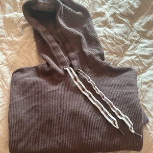 Brown cropped hoodie
